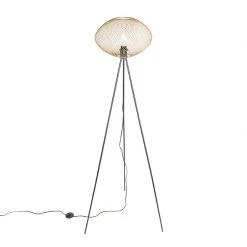 Beste Bewertungen von 🤩 QAZQA Industrielle Stehlampe Goldstativ - Molly 🔥 -Deckenleuchten Verkaufs-Shop 4628 104491 11