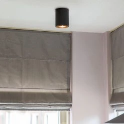 Bestpreis 🔥 QAZQA Spot grau mit Kupferwirbel und Neigung - Rondoo Up 🎁