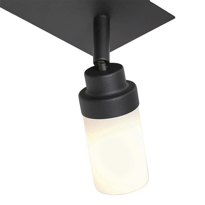 Bester Verkauf 😀 QAZQA Moderne badkamer spot zwart 2-lichts IP44 - Japie 🔔 5 Bester Verkauf 😀 QAZQA Moderne badkamer spot zwart 2-lichts IP44 - Japie 🔔 – Bild 5