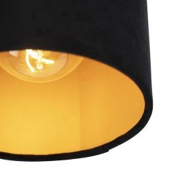 Rabatt ❤️ QAZQA Deckenleuchte mit Schirm schwarz/gold 20 cm - Combi schwarz 🧨 12 Rabatt ❤️ QAZQA Deckenleuchte mit Schirm schwarz/gold 20 cm - Combi schwarz 🧨 -Deckenleuchten Verkaufs-Shop 4670 98619 2