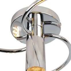 Top 10 ⌛ QAZQA Art deco Deckenleuchte Chrom 4-flammig - Facil ❤️ -Deckenleuchten Verkaufs-Shop 4699 96900 2