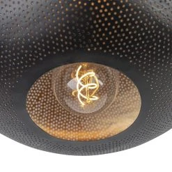 Neu 🤩 QAZQA Orientalische Deckenlampe schwarz mit Gold 40 cm - Radiance ✨ 17 Neu 🤩 QAZQA Orientalische Deckenlampe schwarz mit Gold 40 cm - Radiance ✨ -Deckenleuchten Verkaufs-Shop 4708 102145 6