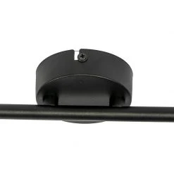 Top 10 🥰 QAZQA Deckenfleck schwarz mit schwarzem Schirm 2-Licht verstellbar - Hetta 💯 -Deckenleuchten Verkaufs-Shop 4716 102402 5