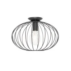 Neu 👍 QAZQA Design-Deckenleuchte schwarz - Margarita 🎉 -Deckenleuchten Verkaufs-Shop 4719 105350 6