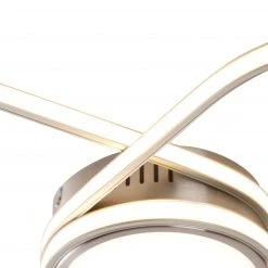 Bester Verkauf 🔔 QAZQA Design Deckenleuchte Stahl inkl. LED 3-stufig dimmbar - Spas 😉 -Deckenleuchten Verkaufs-Shop 4720 102940 3