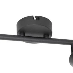 Auslauf 🌟 QAZQA Orientalischer Spot schwarz mit Bambus 2-flammig - Rayan 🔔 -Deckenleuchten Verkaufs-Shop 4722 105625 7