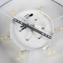 Neu 🔥 QAZQA Country Deckenleuchte grau 70 cm - Drum 🤩 -Deckenleuchten Verkaufs-Shop 4732 89872 6