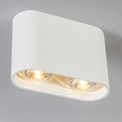 Blitzangebot 🔔 QAZQA Modernes Punktweiß - Ronda duo 🔔 10 Blitzangebot 🔔 QAZQA Modernes Punktweiß - Ronda duo 🔔 -Deckenleuchten Verkaufs-Shop 4739 92691 2