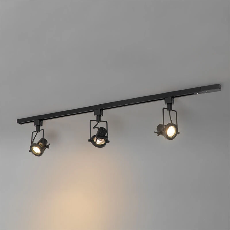 Besorgen ❤️ QAZQA Schienensystem mit 3 Spots 1-phasig schwarz - Sulux 🔥 12 Besorgen ❤️ QAZQA Schienensystem mit 3 Spots 1-phasig schwarz - Sulux 🔥 – Bild 12