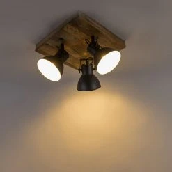 Besorgen 😀 QAZQA Industriestrahler schwarz mit Mangoholz 3 Lichter - Mangos 💯 22 Besorgen 😀 QAZQA Industriestrahler schwarz mit Mangoholz 3 Lichter - Mangos 💯 -Deckenleuchten Verkaufs-Shop 4746 98835 10