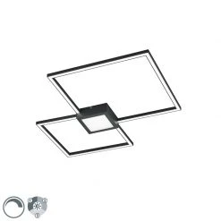 Blitzangebot 😀 Trio Leuchten Design Deckenleuchte grau inkl. LED 3-stufig dimmbar - Cindy 👍