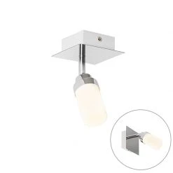 Aktion 🧨 QAZQA Moderne badkamer spot staal IP44 - Japie ✨