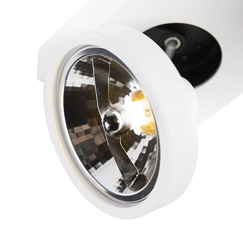 Schlussverkauf ⌛ QAZQA Moderner Spot weiß schwenk- und neigbar - Ga 2 💯 2 Schlussverkauf ⌛ QAZQA Moderner Spot weiß schwenk- und neigbar - Ga 2 💯 – Bild 2