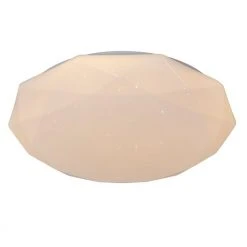 Bestes Angebot 🔔 QAZQA Smart Deckenleuchte weiß 51 cm inkl. LED und Dimmer - Emma 🛒 -Deckenleuchten Verkaufs-Shop 4772 103952 2