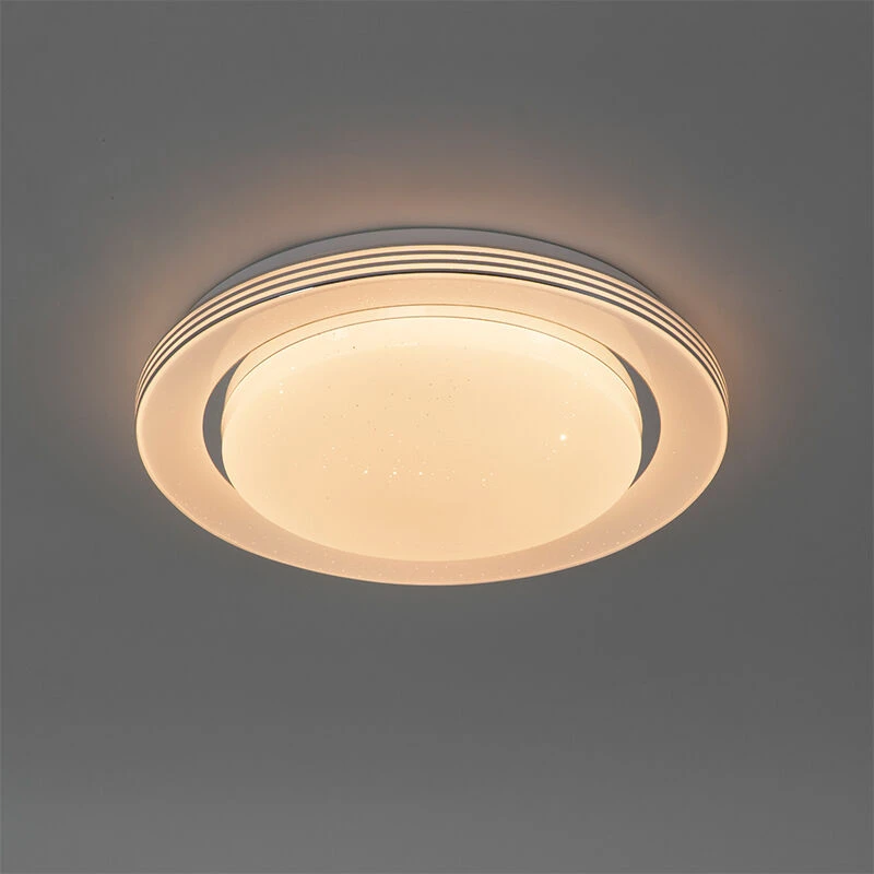 Großhandel ⌛ QAZQA Deckenleuchte weiß 38 cm inkl. LED mit Fernbedienung - Jochem 🔥 14 Großhandel ⌛ QAZQA Deckenleuchte weiß 38 cm inkl. LED mit Fernbedienung - Jochem 🔥 – Bild 14