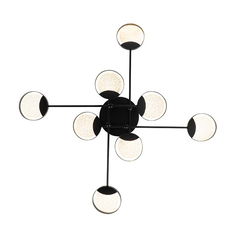 Coupon 💯 QAZQA Deckenleuchte schwarz inkl. LED 3-Stufen dimmbar 8 Lichter - Patrick 👍 11 Coupon 💯 QAZQA Deckenleuchte schwarz inkl. LED 3-Stufen dimmbar 8 Lichter - Patrick 👍 – Bild 11