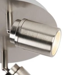 Brandneu ✨ QAZQA Moderner Badstrahler Stahl 2-flammig IP44 - Ducha 🌟 -Deckenleuchten Verkaufs-Shop 4801 98691 4