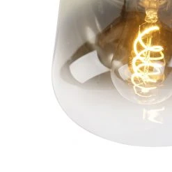 Aktion 🧨 QAZQA Design-Deckenleuchte schwarz mit Goldglas - Bliss 🎉 -Deckenleuchten Verkaufs-Shop 4817 104859 4