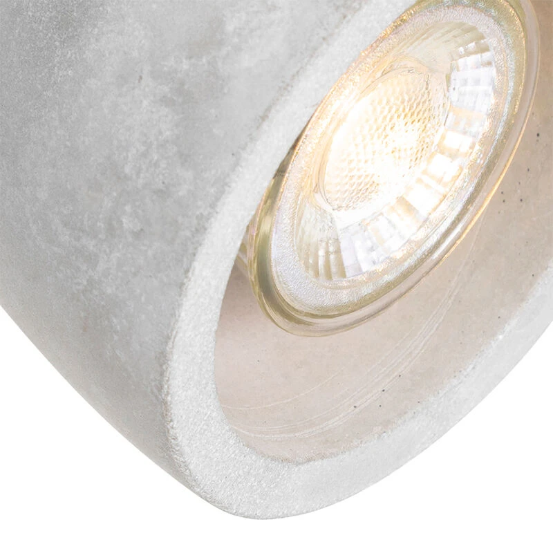 Am billigsten 🥰 QAZQA Industrieller Deckenstrahler Holz mit Beton - Creto 🛒 7 Am billigsten 🥰 QAZQA Industrieller Deckenstrahler Holz mit Beton - Creto 🛒 – Bild 7