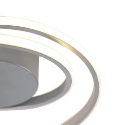 Schlussverkauf 🌟 Trio Leuchten Design Deckenleuchte Stahl inkl. LED 3-stufig dimmbar - Krula 🌟 -Deckenleuchten Verkaufs-Shop 4841 102800 7