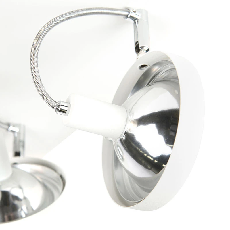 Billig 👍 QAZQA Design Spot weiß 4-flammig einstellbar - Nox 🌟 8 Billig 👍 QAZQA Design Spot weiß 4-flammig einstellbar - Nox 🌟 – Bild 8