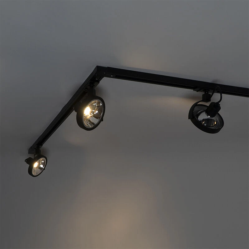 Top 10 ✔️ QAZQA Schienensystem mit 5 Spots schwarz 1-phasig - Go 👍 15 Top 10 ✔️ QAZQA Schienensystem mit 5 Spots schwarz 1-phasig - Go 👍 – Bild 15