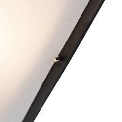 Neu 👍 QAZQA Moderne Deckenleuchte schwarz 34,5 cm inkl. LED - Edor 🎉 -Deckenleuchten Verkaufs-Shop 4860 104239 2