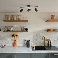 Brandneu 🎁 QAZQA Industriestrahler schwarz kippbar - Jeana 3 👍