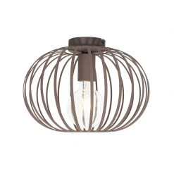 Auslauf 👏 QAZQA Design plafondlamp roestbruin 30 cm - Johanna ⌛ -Deckenleuchten Verkaufs-Shop 4870 105579 5