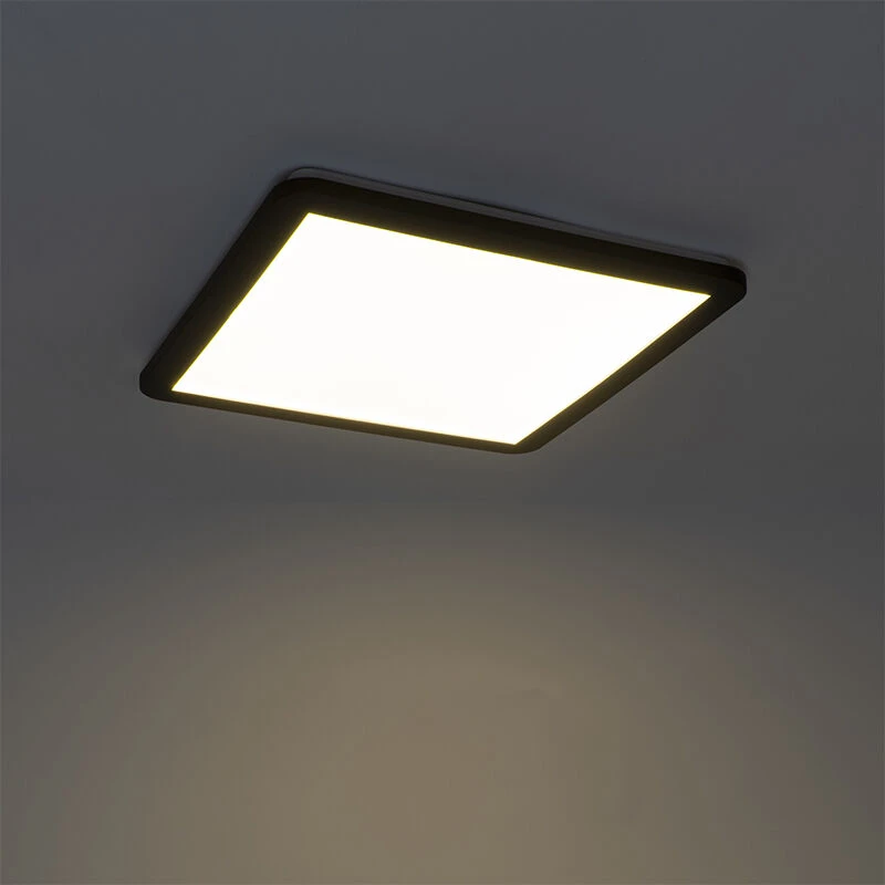 Bestes Angebot 🎉 QAZQA Deckenleuchte schwarz 40 cm inkl. LED 3-stufig dimmbar IP44 - Steve ✨ 11 Bestes Angebot 🎉 QAZQA Deckenleuchte schwarz 40 cm inkl. LED 3-stufig dimmbar IP44 - Steve ✨ – Bild 11