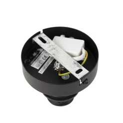 Brandneu 🤩 QAZQA Deckenleuchte schwarzer Samtschirm Blumenmuster 25 cm - Kombi 🥰 -Deckenleuchten Verkaufs-Shop 4886 104214 8