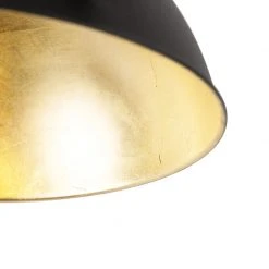 Angebote ⭐ QAZQA Industrielle Deckenleuchte schwarz mit Gold verstellbar - Magnax ⌛ -Deckenleuchten Verkaufs-Shop 4890 102506 3