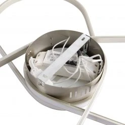 Bester Verkauf 🔔 QAZQA Design Deckenleuchte Stahl inkl. LED 3-stufig dimmbar - Spas 😉 -Deckenleuchten Verkaufs-Shop 4902 102940 9