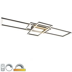 Rabatt ⌛ Trio Leuchten Deckenleuchte Anthrazit inkl. LED, Fernbedienung - Riha ✔️