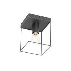 Besorgen 😉 QAZQA Minimalistische Deckenleuchte schwarz - Kodi 🧨 -Deckenleuchten Verkaufs-Shop 4907 105599 5