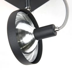 Am billigsten ⌛ QAZQA Design Spot schwarz 1-Licht verstellbar - Nox 🧨 -Deckenleuchten Verkaufs-Shop 4917 95795 8