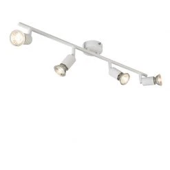 Bester Verkauf 🌟 QAZQA Moderner Deckenstrahler weiß schwenkbar - Jeany 4 😀