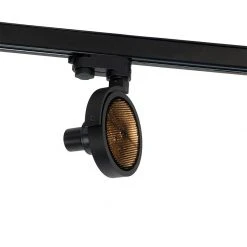 Bestes Angebot 😍 QAZQA Professional Moderne 3-Phasen Stromschiene spot schwarz - Master 111 Honey 🌟 -Deckenleuchten Verkaufs-Shop 4941 102903 6