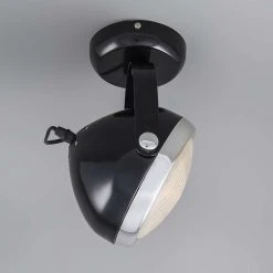 Billig 🌟 QAZQA Wand- und Deckenstrahler schwarz dreh- und kippbar - Biker 1 🔔 -Deckenleuchten Verkaufs-Shop 4944 90090 10