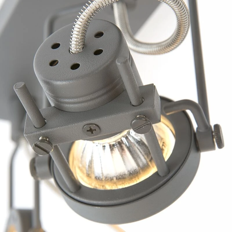Top 10 👏 QAZQA Industriestrahler anthrazit 3-Licht schwenkbar und neigbar - Suplux 🎉 3 Top 10 👏 QAZQA Industriestrahler anthrazit 3-Licht schwenkbar und neigbar - Suplux 🎉 – Bild 3