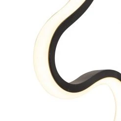 Am billigsten ⭐ QAZQA Moderne Wandleuchte schwarz inkl. LED - Plomp 🌟 -Deckenleuchten Verkaufs-Shop 4962 98407 7