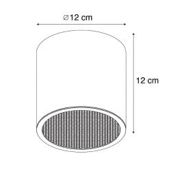 Angebote ✨ QAZQA Design Spot weiß - Impact Honey ⌛ -Deckenleuchten Verkaufs-Shop 4965 98853 3