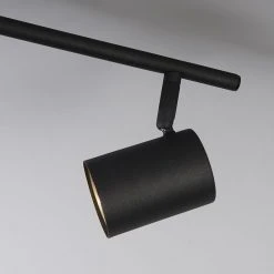 Brandneu 🎁 QAZQA Industriestrahler schwarz kippbar - Jeana 3 👍 -Deckenleuchten Verkaufs-Shop 4971 93287 5