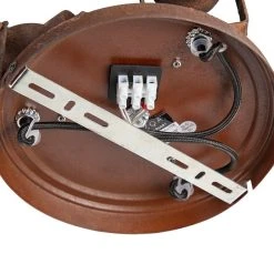 Schlussverkauf 👏 QAZQA Industrieller Spot im Rostdesign 3-Flammig - Sorra 😀 -Deckenleuchten Verkaufs-Shop 4974 96681 13