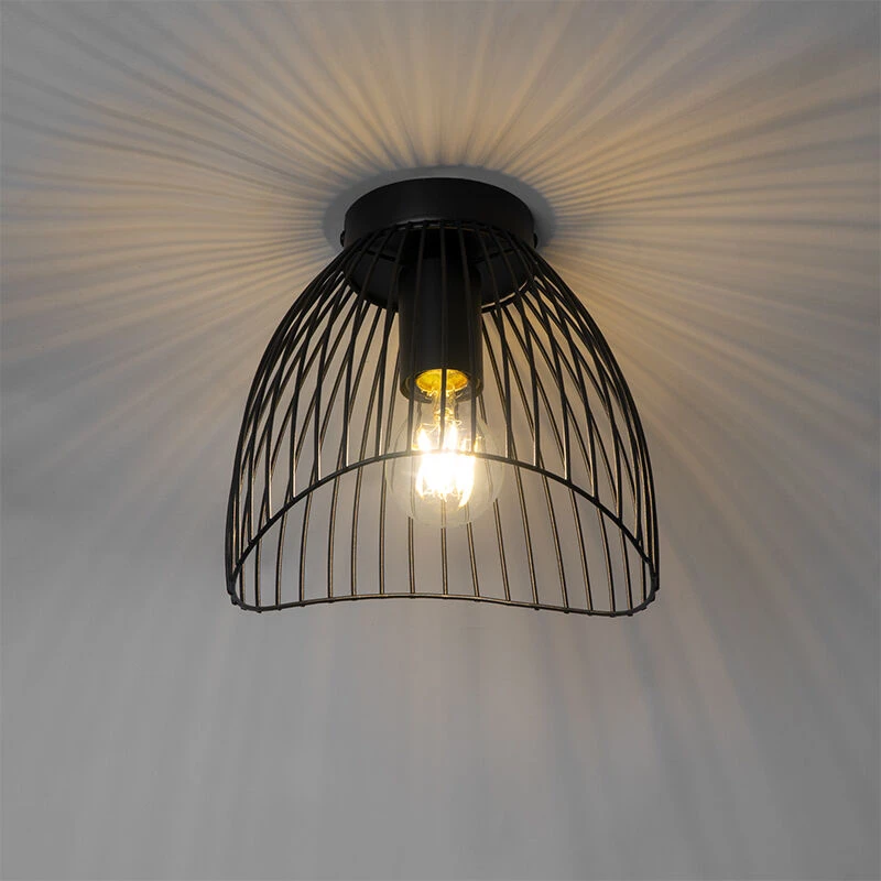 Blitzangebot 🤩 QAZQA Design Deckenleuchte schwarz 20 cm - Pua 🥰 11 Blitzangebot 🤩 QAZQA Design Deckenleuchte schwarz 20 cm - Pua 🥰 – Bild 11