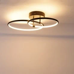 Großhandel ✨ QAZQA Design Deckenleuchte schwarz inkl. LED 3-Stufen dimmbar - Joaniqa 😍 -Deckenleuchten Verkaufs-Shop 4982 103413 11