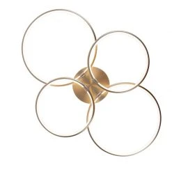 Top 10 😍 QAZQA Deckenleuchte Stahl inkl. LED 3-Stufen dimmbar 4-flammig - Joaniqa 🥰 -Deckenleuchten Verkaufs-Shop 5003 103418 7