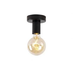 Neu 🤩 QAZQA Moderne Deckenleuchte schwarz - Facile 🎉 -Deckenleuchten Verkaufs-Shop 5021 102456 7