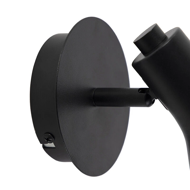 Budget ⌛ QAZQA Modernes Spot Schwarz 1-flammig - Magno 🌟 10 Budget ⌛ QAZQA Modernes Spot Schwarz 1-flammig - Magno 🌟 – Bild 10