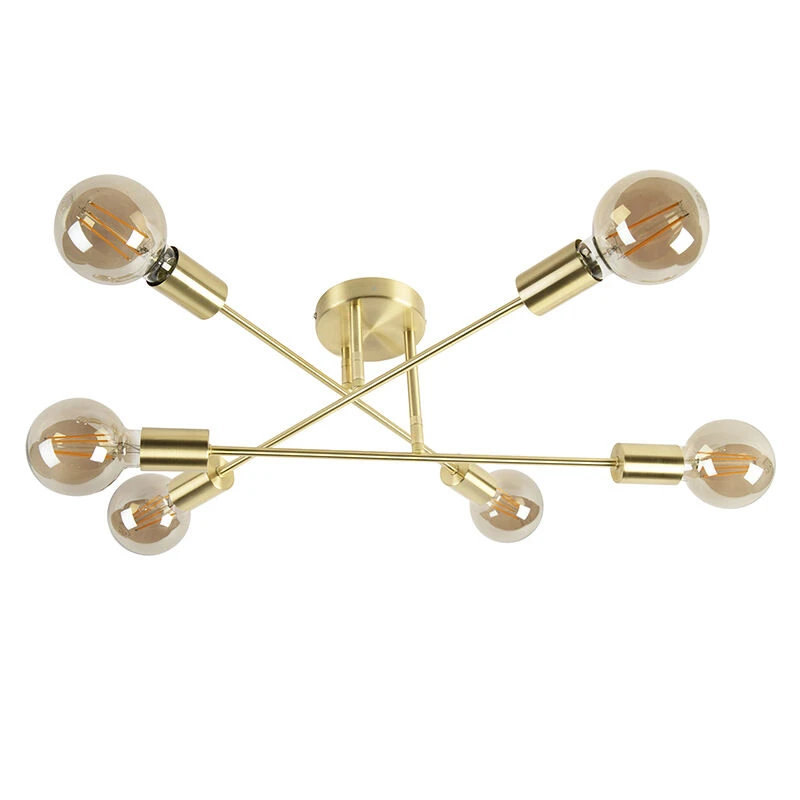 Beste Bewertungen von ✨ QAZQA Smart Art Deco Deckenleuchte gold inkl. 6 WiFi G95 - Arc Basic ⭐ 15 Beste Bewertungen von ✨ QAZQA Smart Art Deco Deckenleuchte gold inkl. 6 WiFi G95 - Arc Basic ⭐ – Bild 15